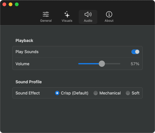 Audio Settings