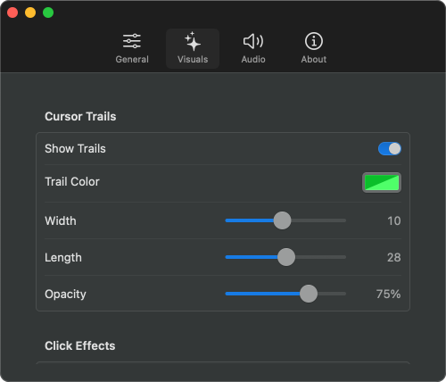 VibeCursor Visual Trails